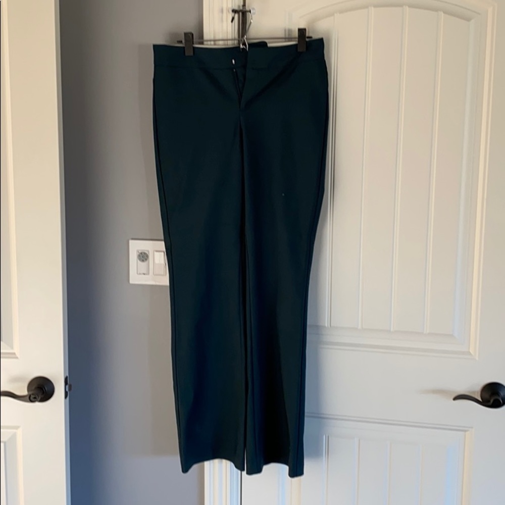 Size 8 navy Ecru flare trousers